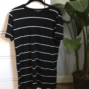 Brandy Melville striped tee shirt dress
